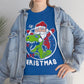 Unisex Christmas Dinosaur, T-Shirt, Santa Dinosaur, Santa, Gifts, Christmas, Christmasgift