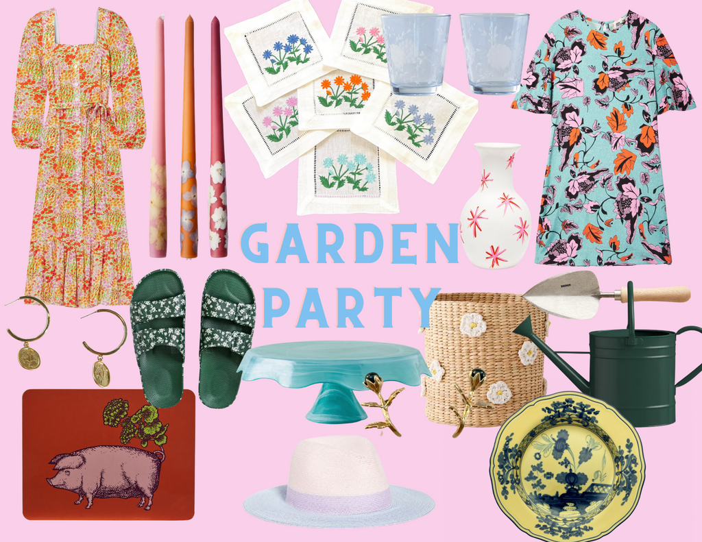 Cass Dickson Garden Party picks for an eclectic outdoor soiree