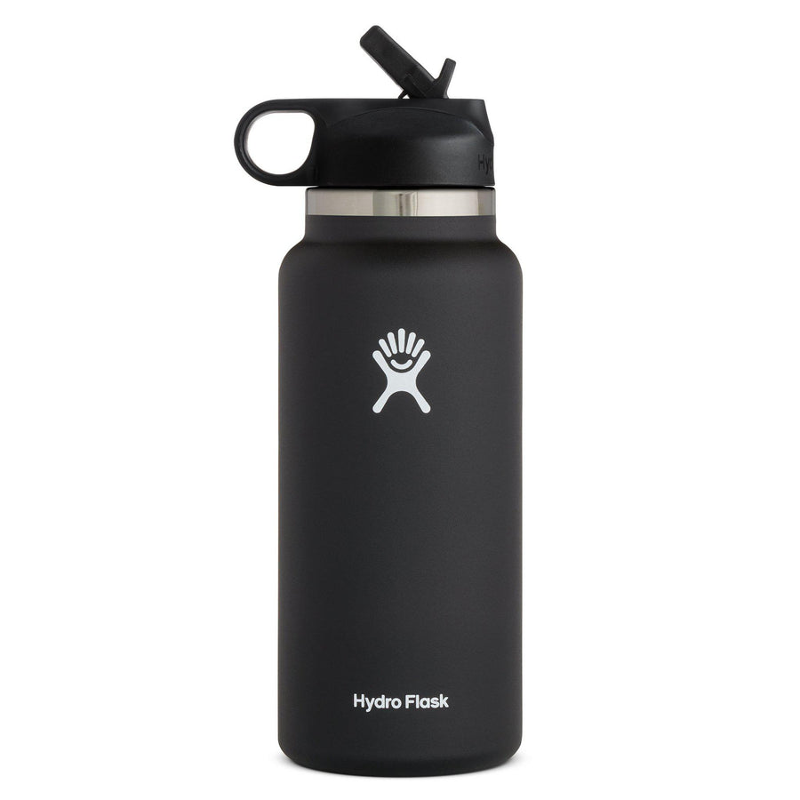 Hydro Flask 32OZ Wide Mouth 2.0 Water Bottle, Straw Lid, Multiple Colors -  Stone, New Design 