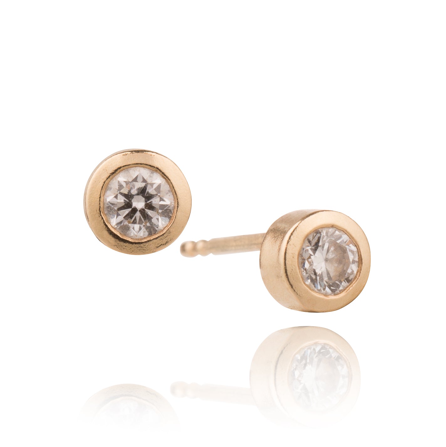 DIAMOND BEZEL STUDS