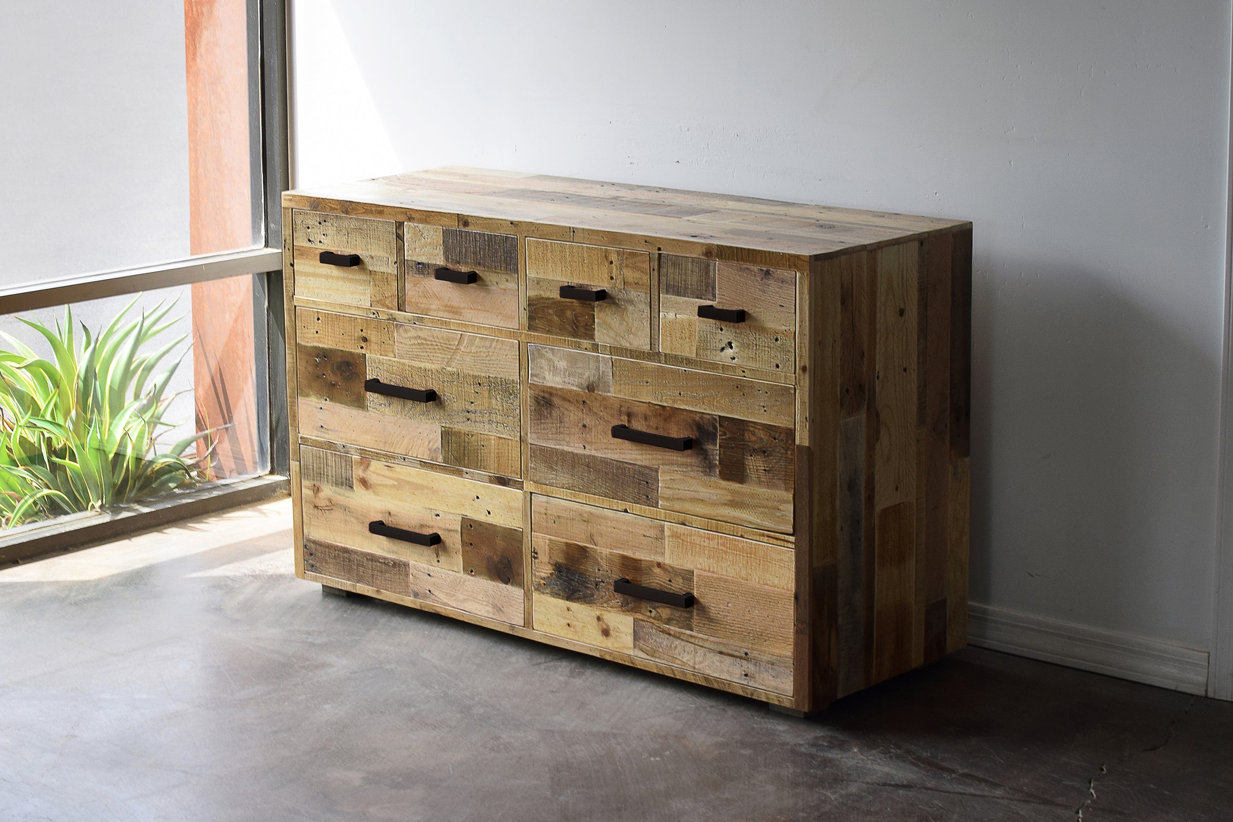 Reclaimed Wood Dresser Drawers Kase Custom