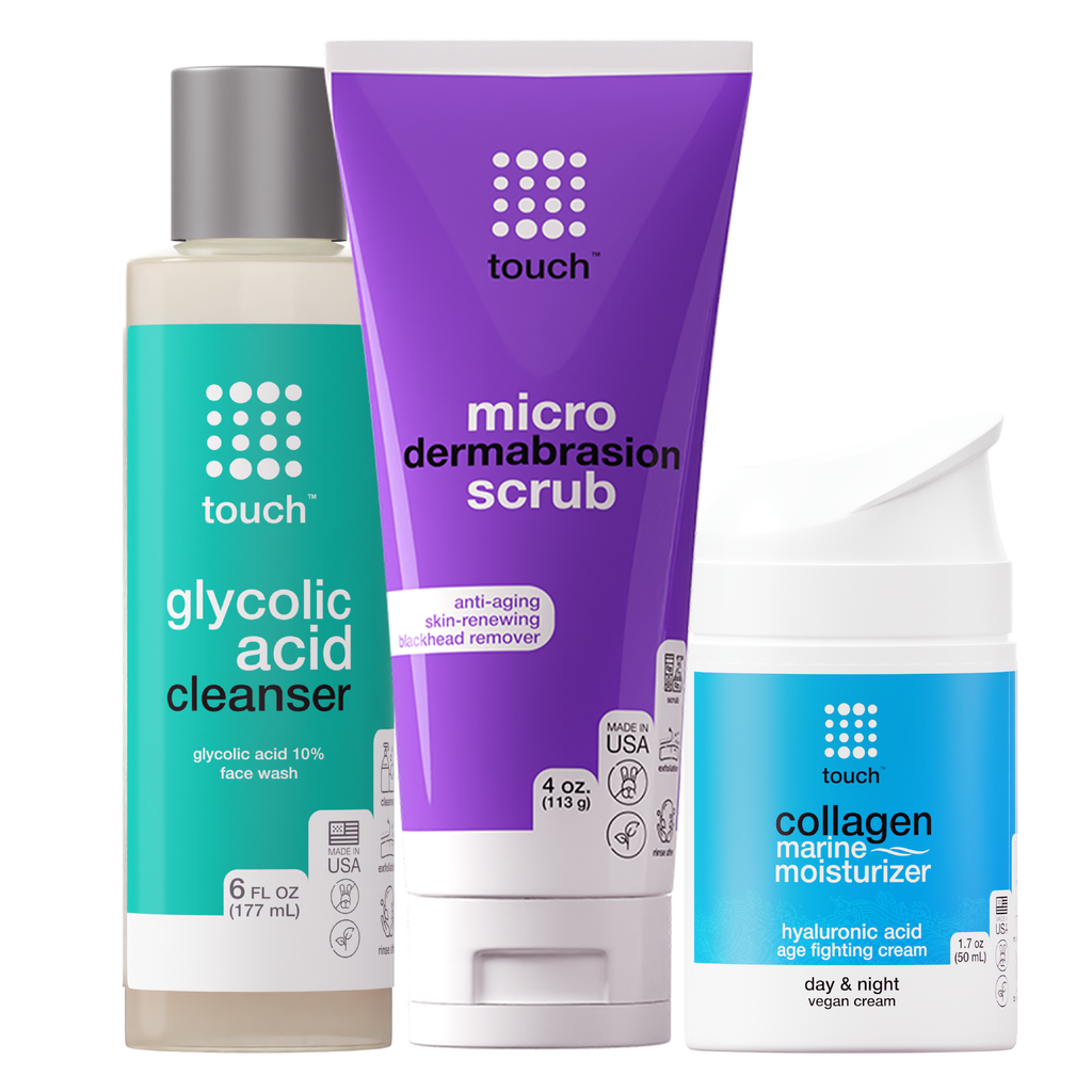 microderm-bundle-face-wash-cleanser-microdermabrasion-scrub-collagen-moisturizer