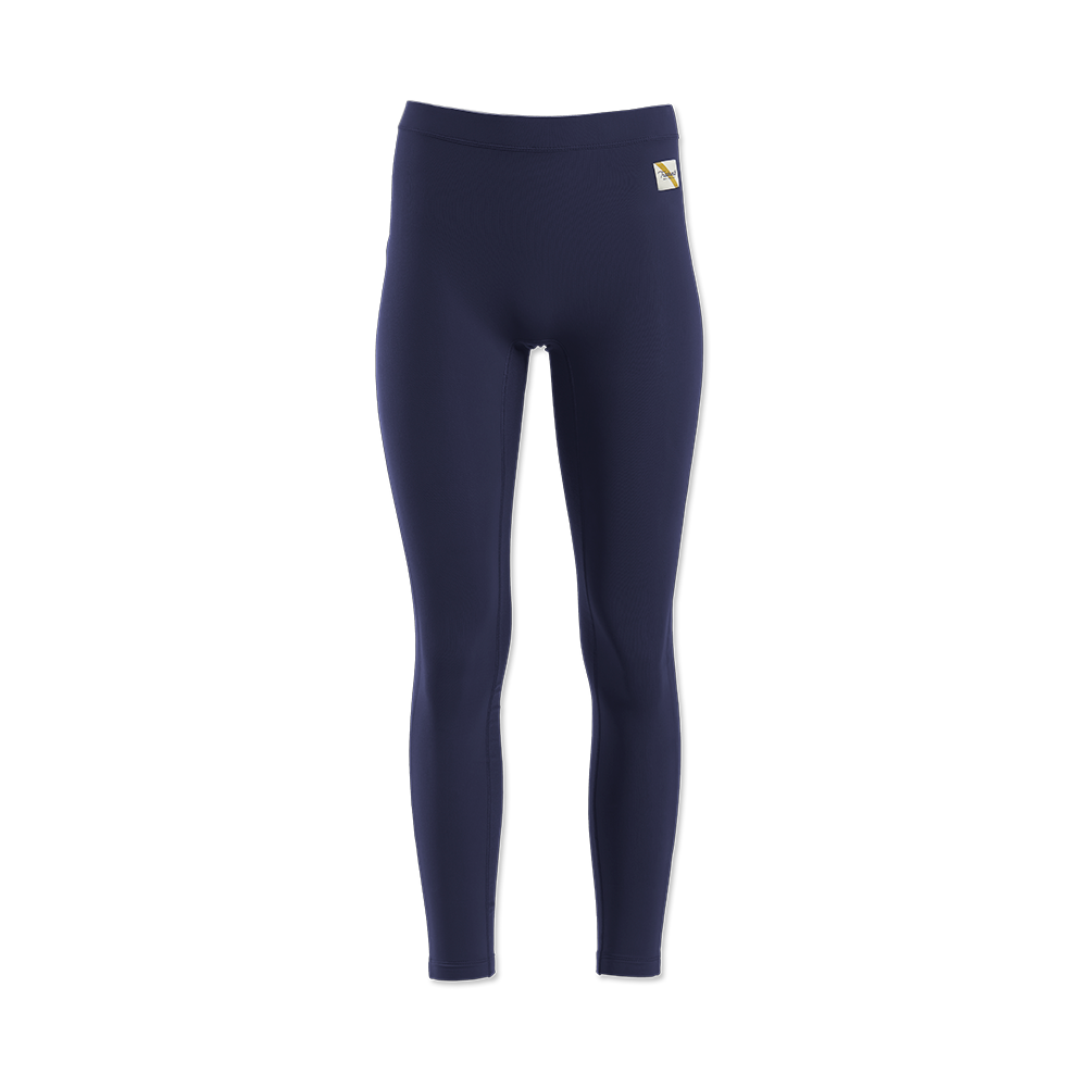 DryMove™ Warm pocket-detail sports tights - Navy blue - Ladies