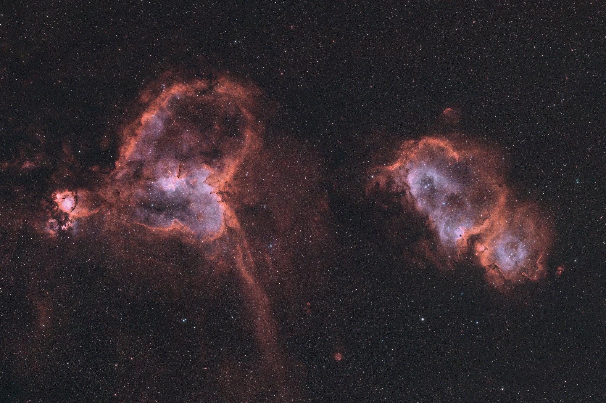 AstroBackyard Heart & Soul Nebula