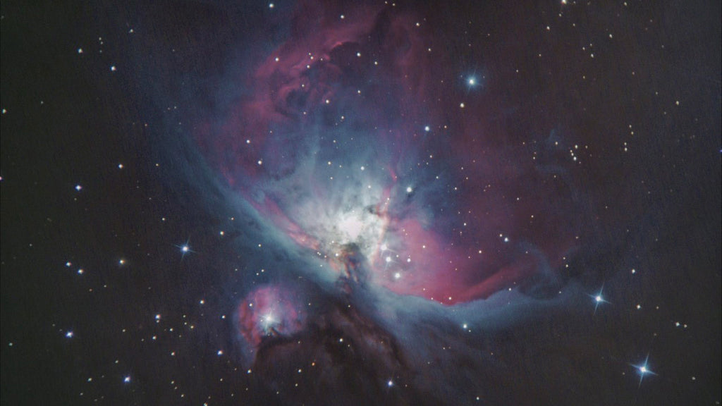 The Orion Nebula taken with a smartphone and telescope by Matthijs Burgmeijer