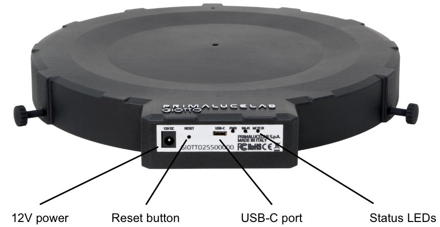 GIOTTO 255 USB C Port and 12v Power