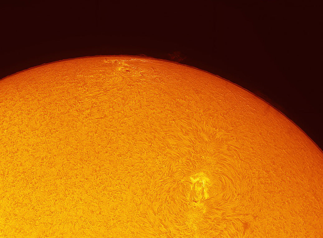 Sample Image from ASI432MM Solar Camera