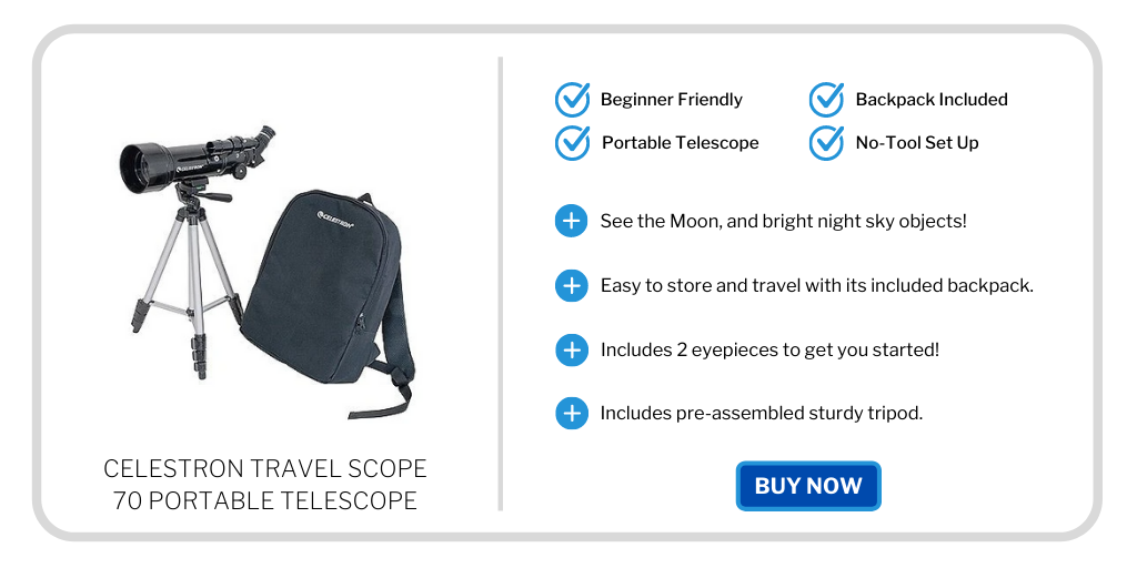 best beginner telescopes under 300 - celestron travel scope