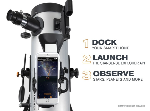 How to use the celestron starsense explorer