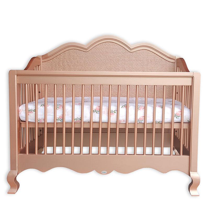 rose gold baby crib