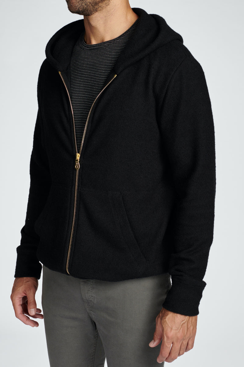 Men's Soft Knit Melange Zip Front Hoodie – Mika Jaymes