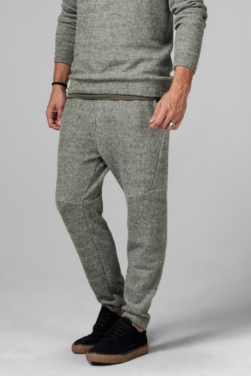 Men's Soft Knit Melange Jogger Pant Mika Jaymes