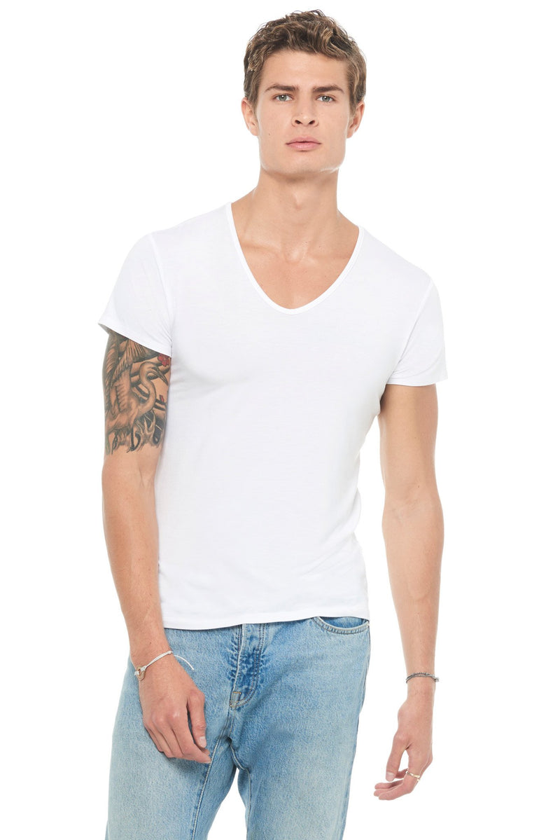 Men's Modal V-Neck Tee – Mika Jaymes