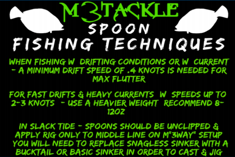 5.5 Fully Rigged Fishing Spoons/ Custom Spoons and Bundles Inside