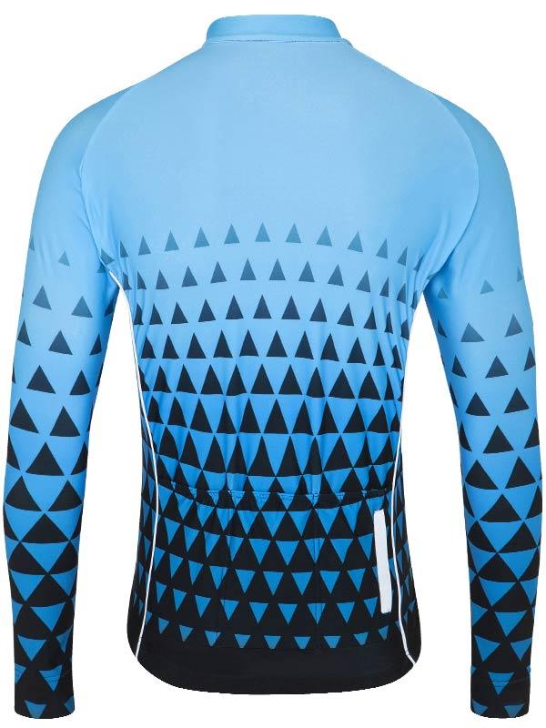 blue cycling jersey mens