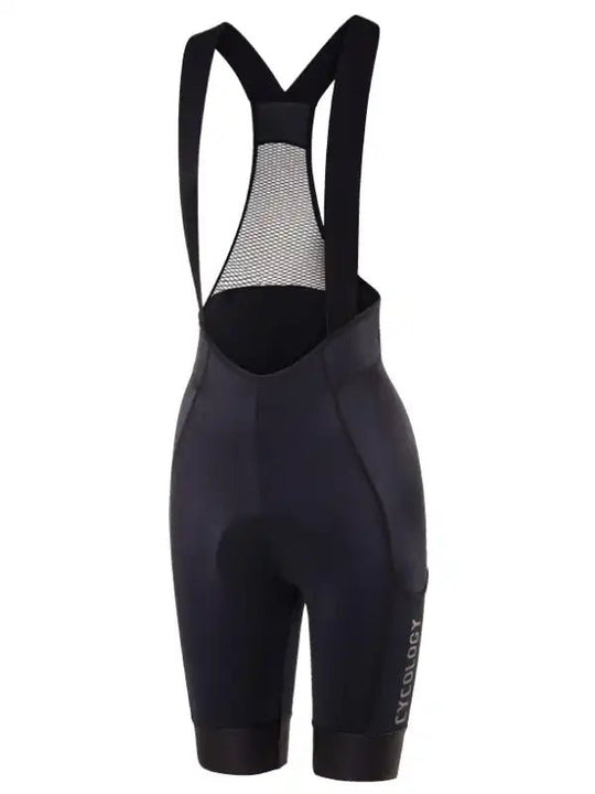 Twin Cycle Gear Black Cycling Bib Pants - XS unisex, Women's