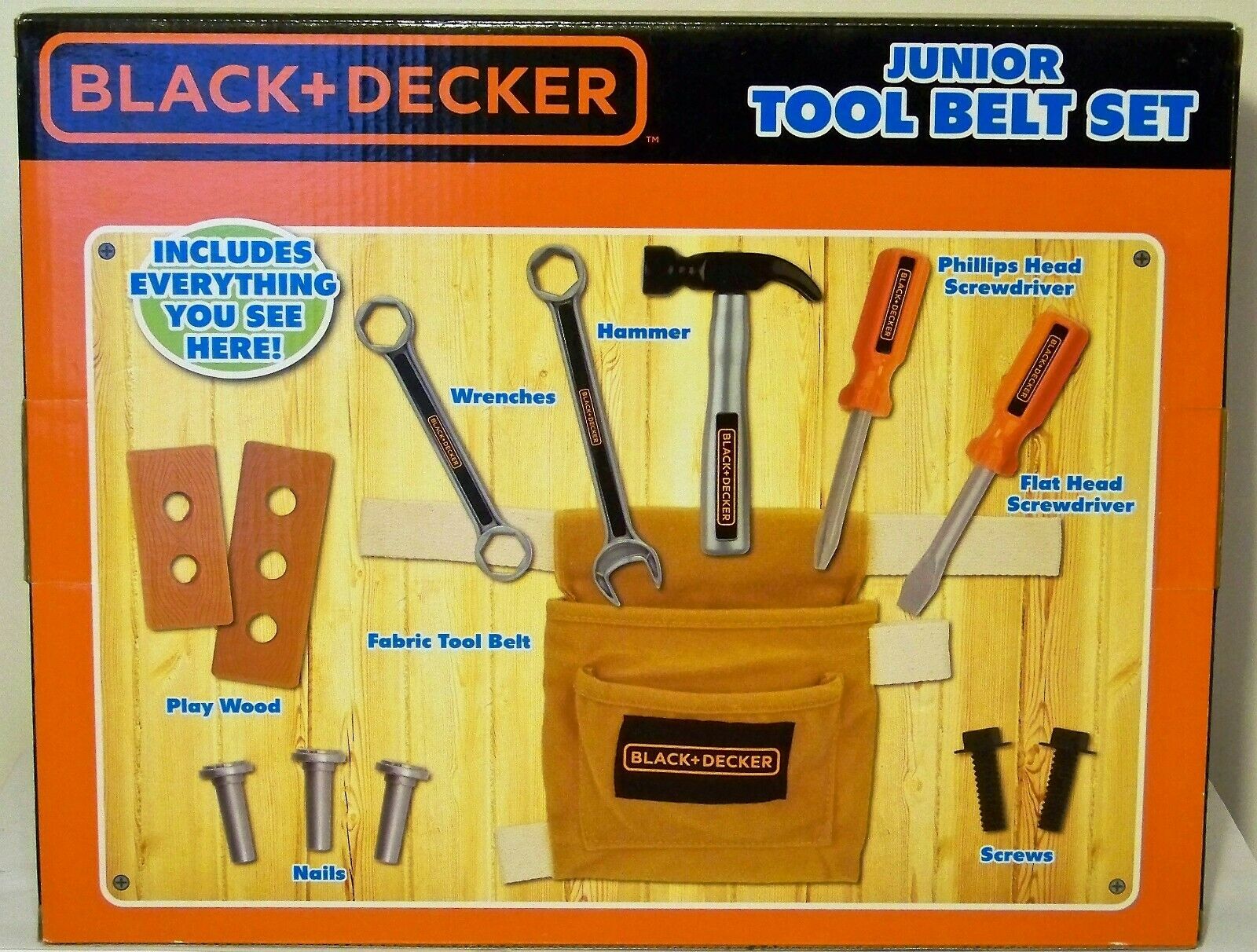black & decker junior tool belt set