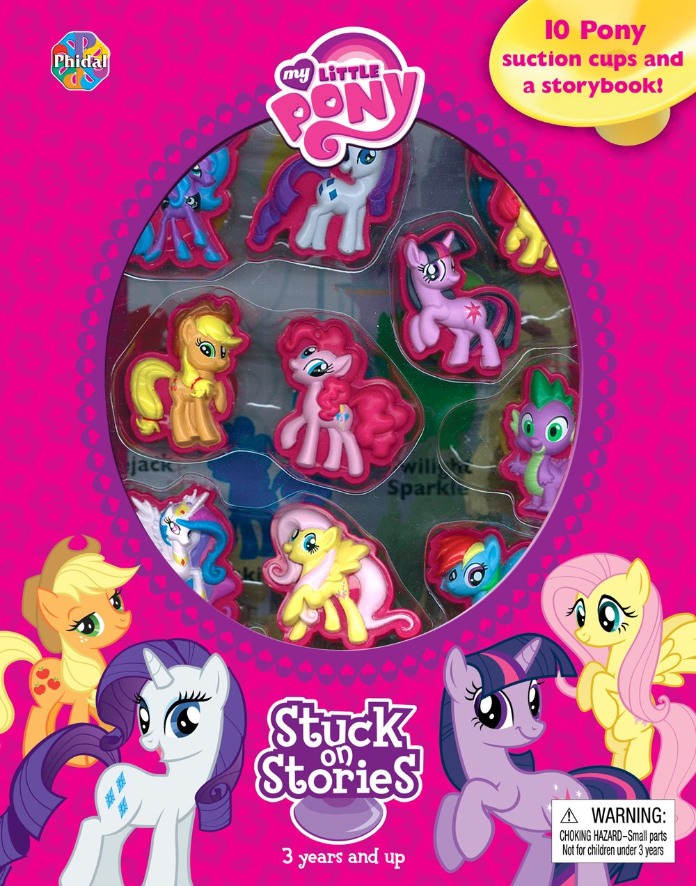 my little pony book with figurines