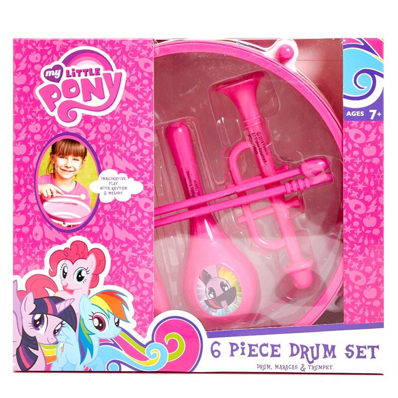 my little pony drum set