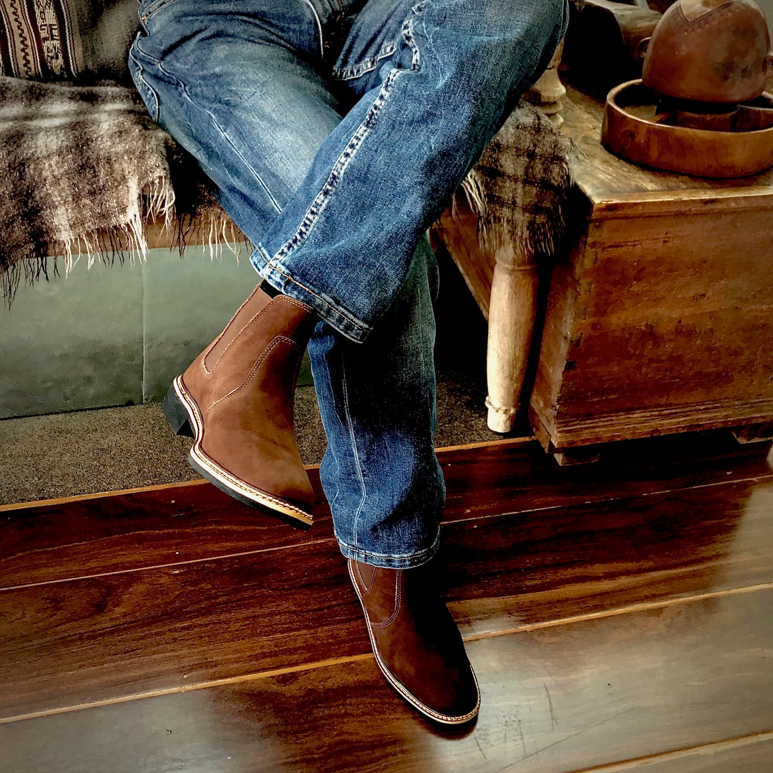 Forest Brown Chelsea Boots Tradition 