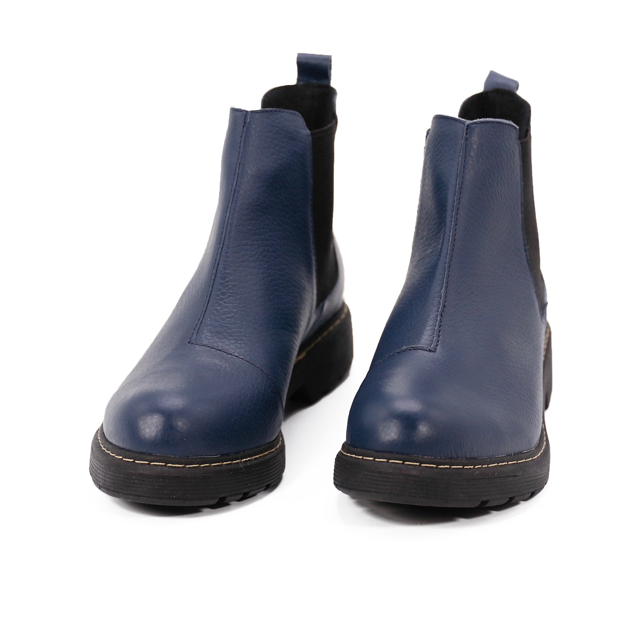 Women's Navy Ankle Boots by Designer 