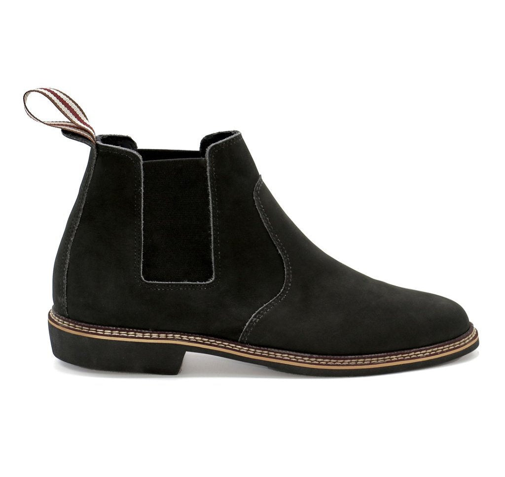 men's low boots black