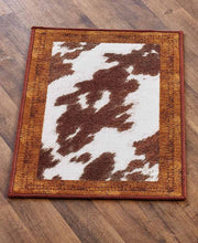 Load image into Gallery viewer, Cowhide-Look Area Rug - 19-5/8&quot; x 31&quot;