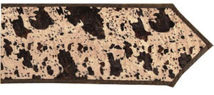 El Dorado Western Faux Cowhide Table Runner Wild West Living