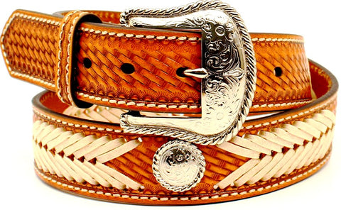 El Dorado Oval Buckle Belt Leather Wide 95