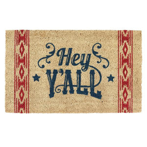 Hey Y All Western Doormat Wild West Living