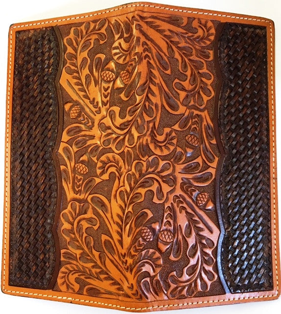 Twisted-X Tooled Floral & Basketweave Rodeo Wallet XWC4-2 – Wild West ...