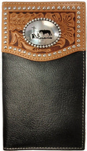 checkbook covers leather