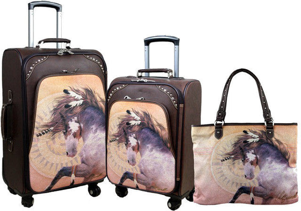 2 wheel suitcases