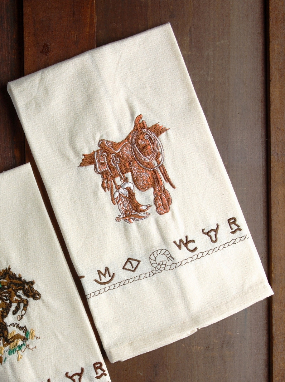 embroidered kitchen towels