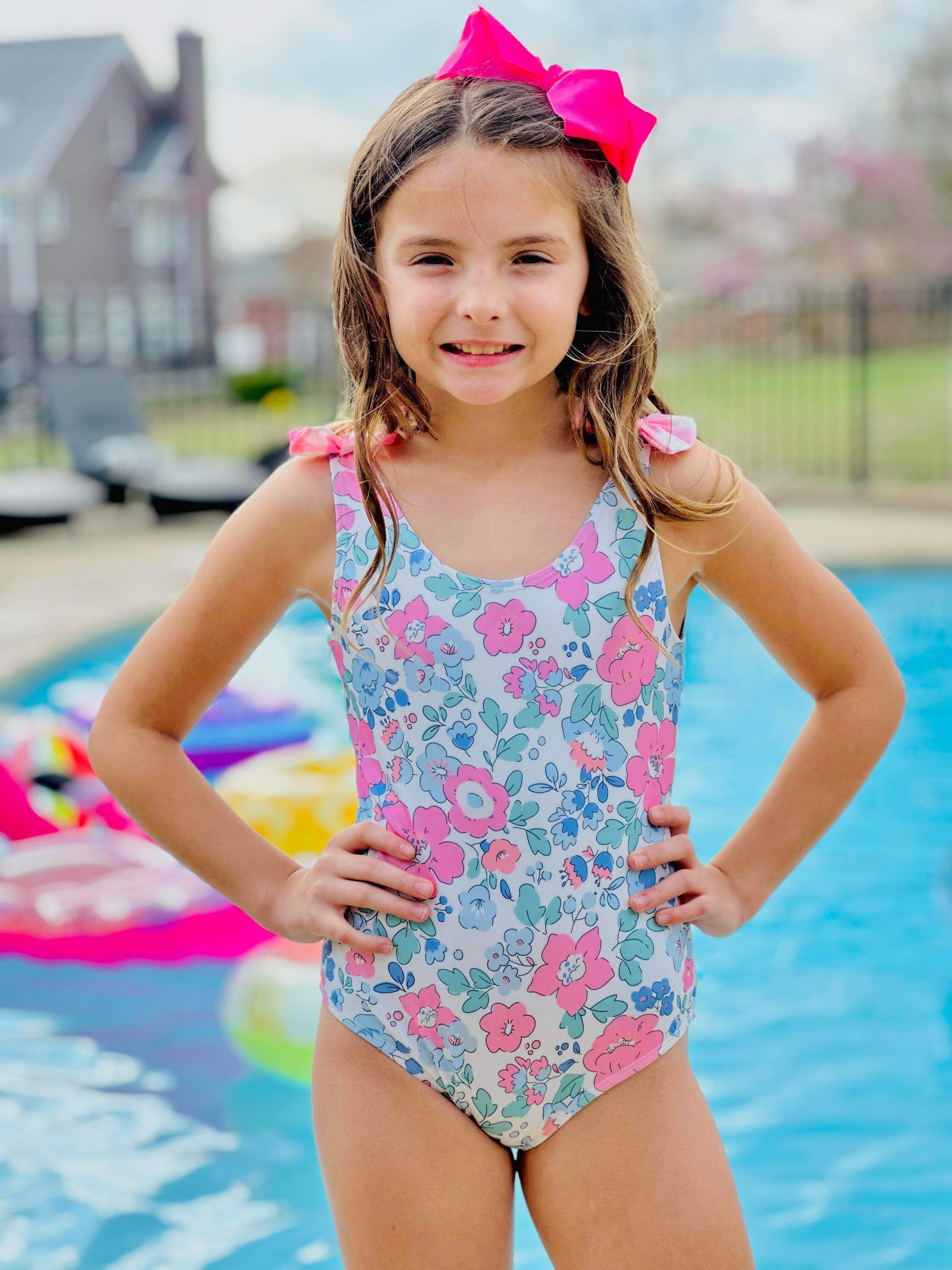 SJ-B2035 Ruffle Swimwear Kid 12 Year Old Cloth Swimsuit Girls