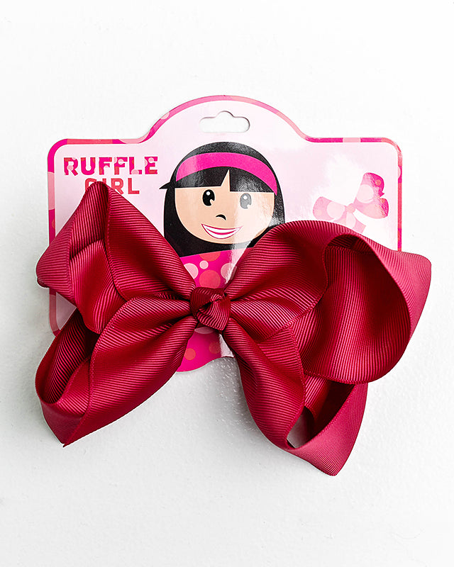 Ruffle Long Tail Bow – Bows Arts