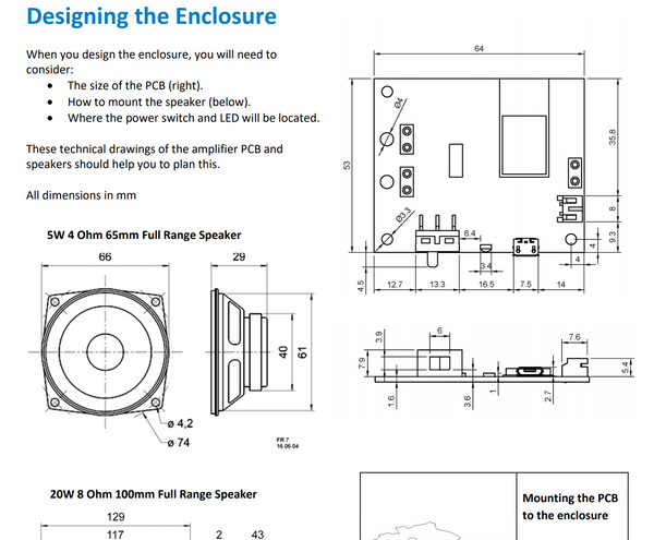 Kitronik enclosure design documentation