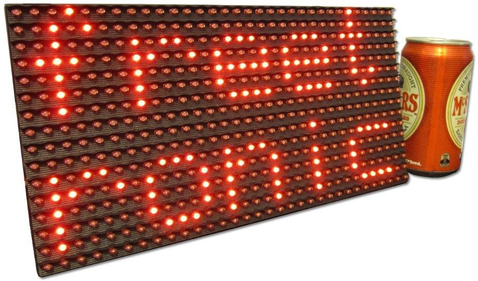 Red Led Dot Matrix Display Panel 32x16 512 Leds Smalldevices 6887