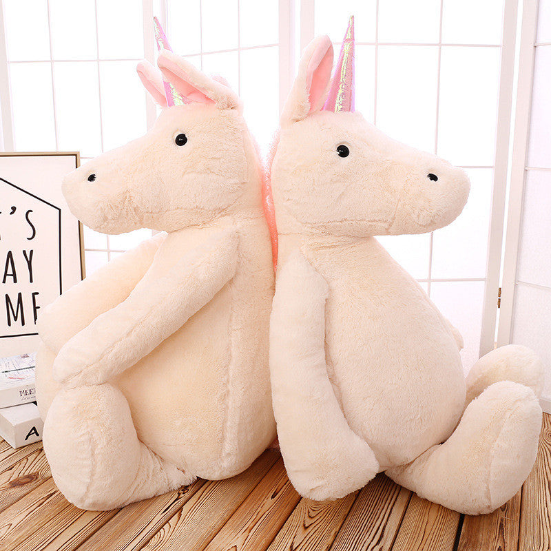 big unicorn stuffed toy