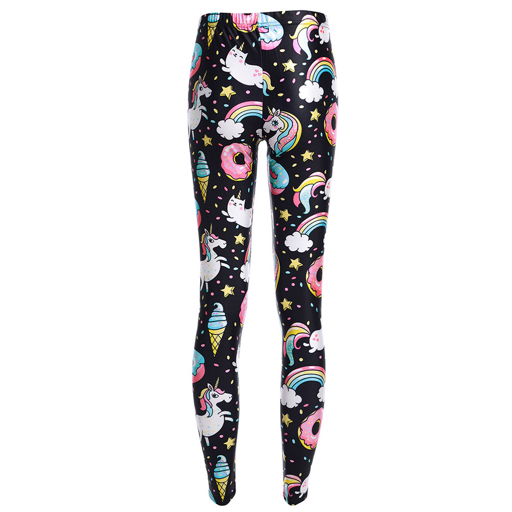 Galaxy Unicorn Black Leggings - Well Pick