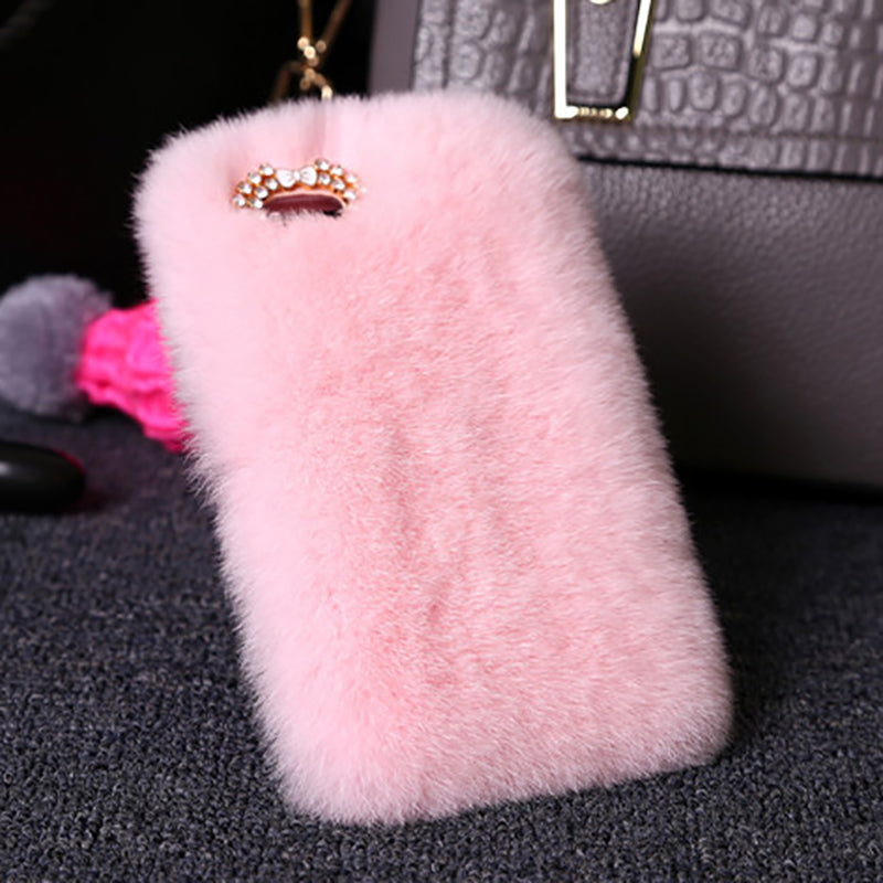 fluffy phone case