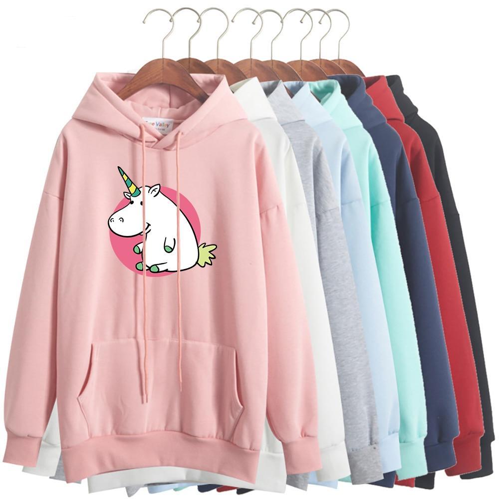 fluffy unicorn hoodie