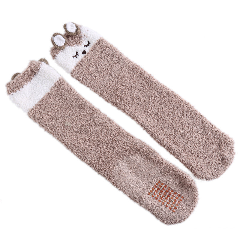 Fluffy Unicorn Kids Warm Long Socks - Well Pick
