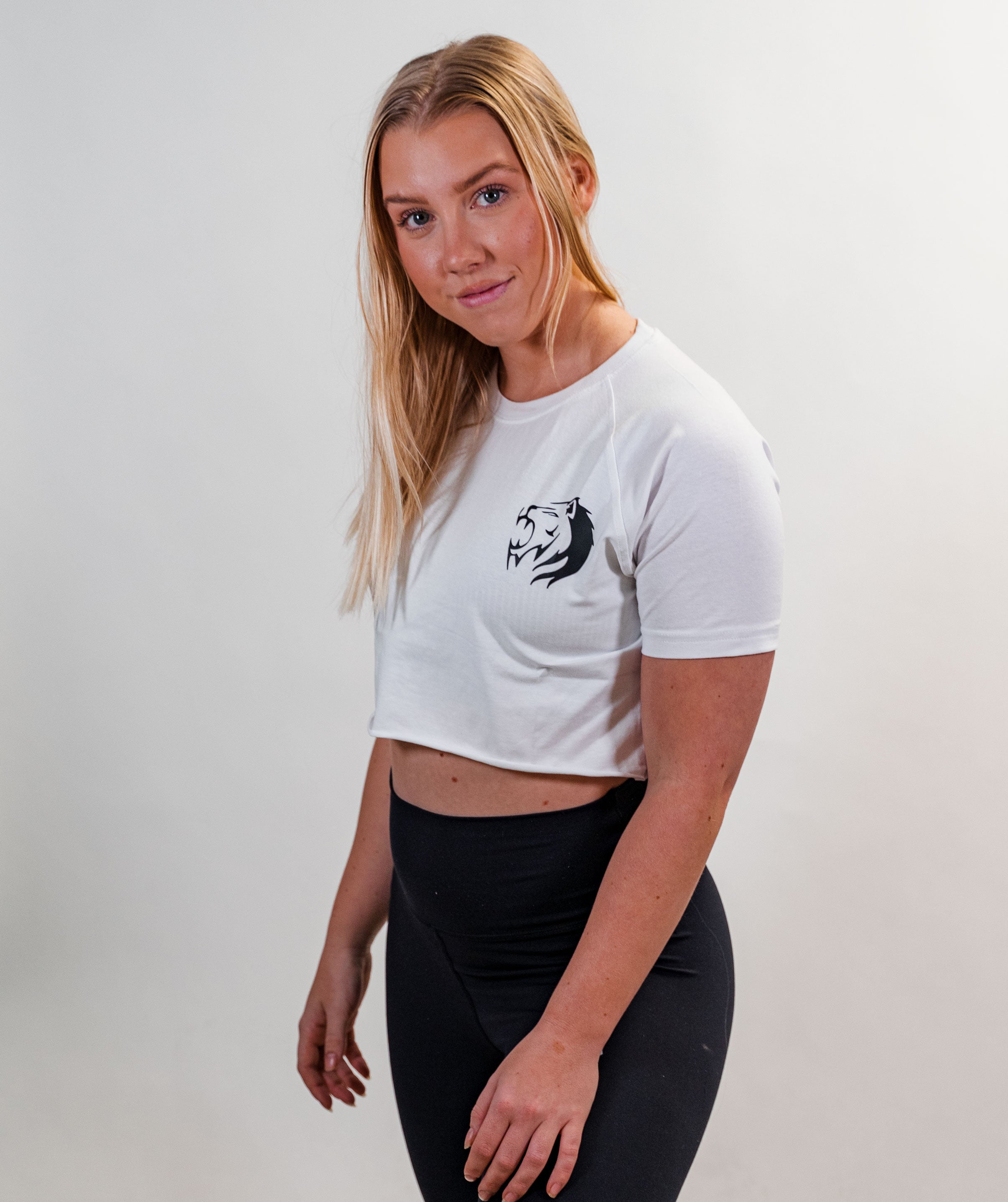 FATALITY Crop Top | Arctic White - WildPurpose product image