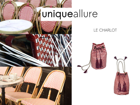 Unique Allure bag handwoven leather Le Charlot