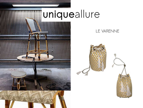 Unique Allure bag handwoven leather Le Varenne