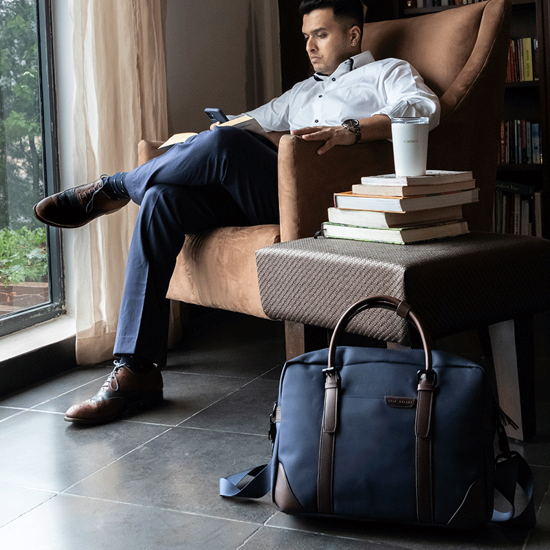 Buy Scarters 13.3/14/ 15/15.6 inch Laptop/MacBook Office Backpack for  Men/Unisex with Vegan Leather Styling: The Modest online | Looksgud.in
