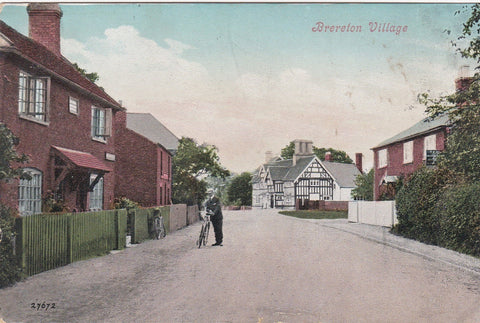 old postcard of Brereton village, Cheshire