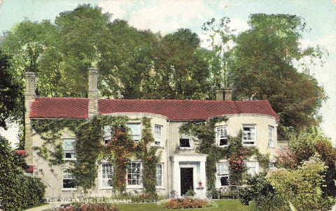 Old postcard of Elsenham Vicarage, 1908