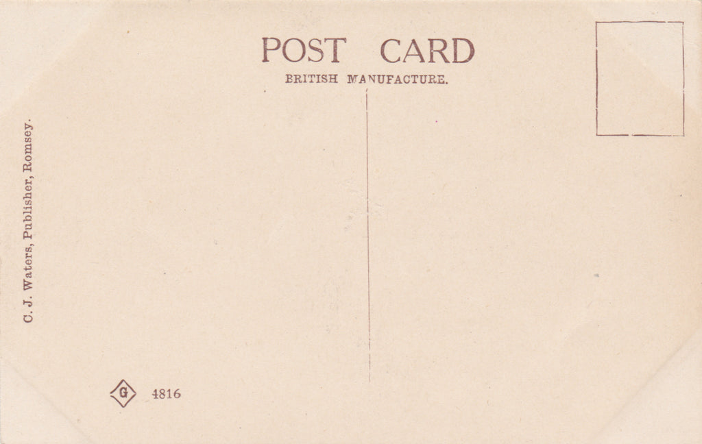 MARKET PLACE, ROMSEY - c1920 OLD POSTCARD (ref 1584/19) – Old Postcards